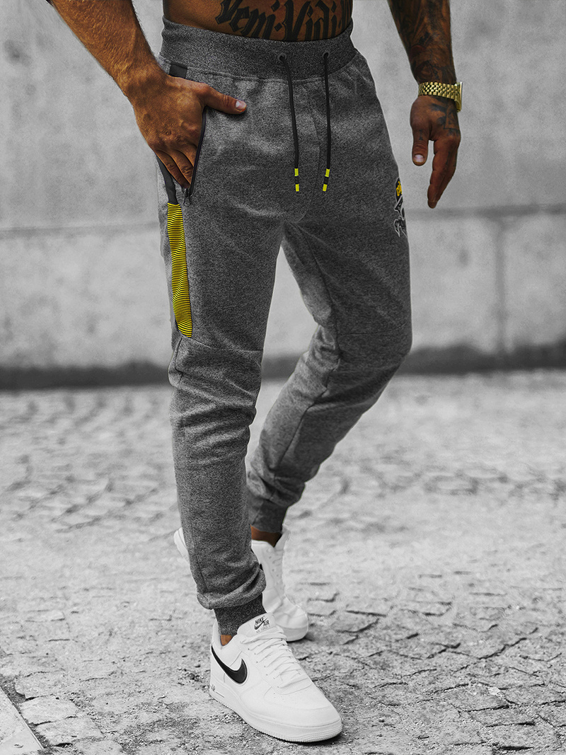 Vīriešu sporta bikses grafīta OZONEE JS/K10250Z