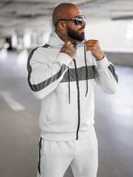 Vīriešu Treniņtērps Balts OZONEE JS/8C8115/1Z