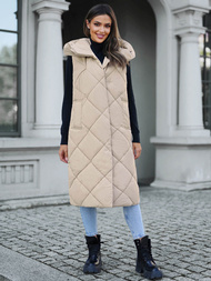 Sieviešu veste smilšu OZONEE JS/5M3165/62Z