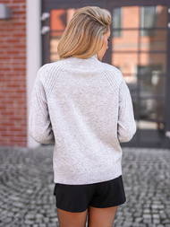 Sieviešu džemperis pelēks OZONEE JS/53B5201/2