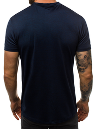 Vīriešu T-krekls tumši-tumši zils OZONEE JS/S01Z