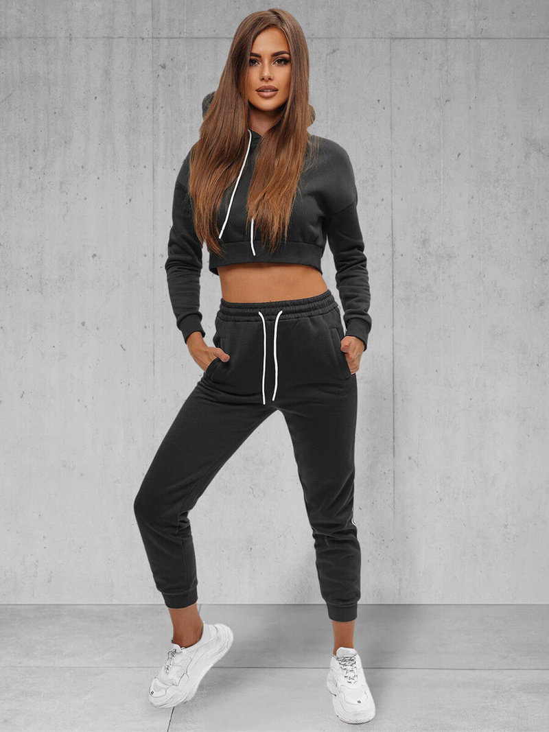 Sieviešu sporta tērps melns OZONEE JS/8C67/3Z