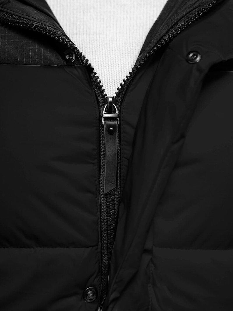 Vīriešu virsjaka melna OZONEE JS/31M5008