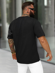 Vīriešu t-krekls melns OZONEE O/YN2/631