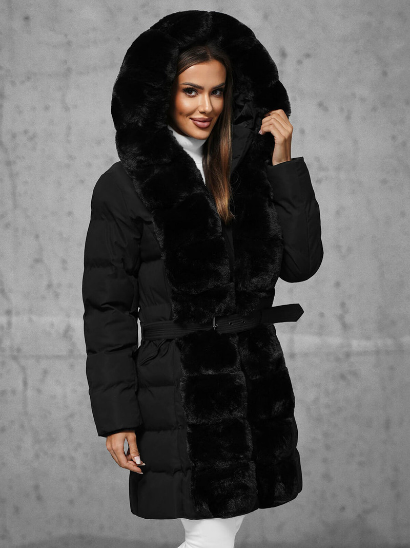 Sieviešu jaka melna OZONEE JS/5M3158/392