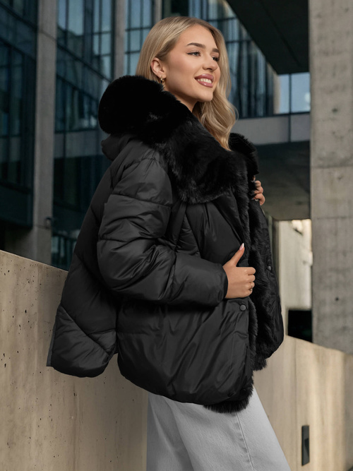 Sieviešu jaka melna OZONEE O/16M9179/392Z