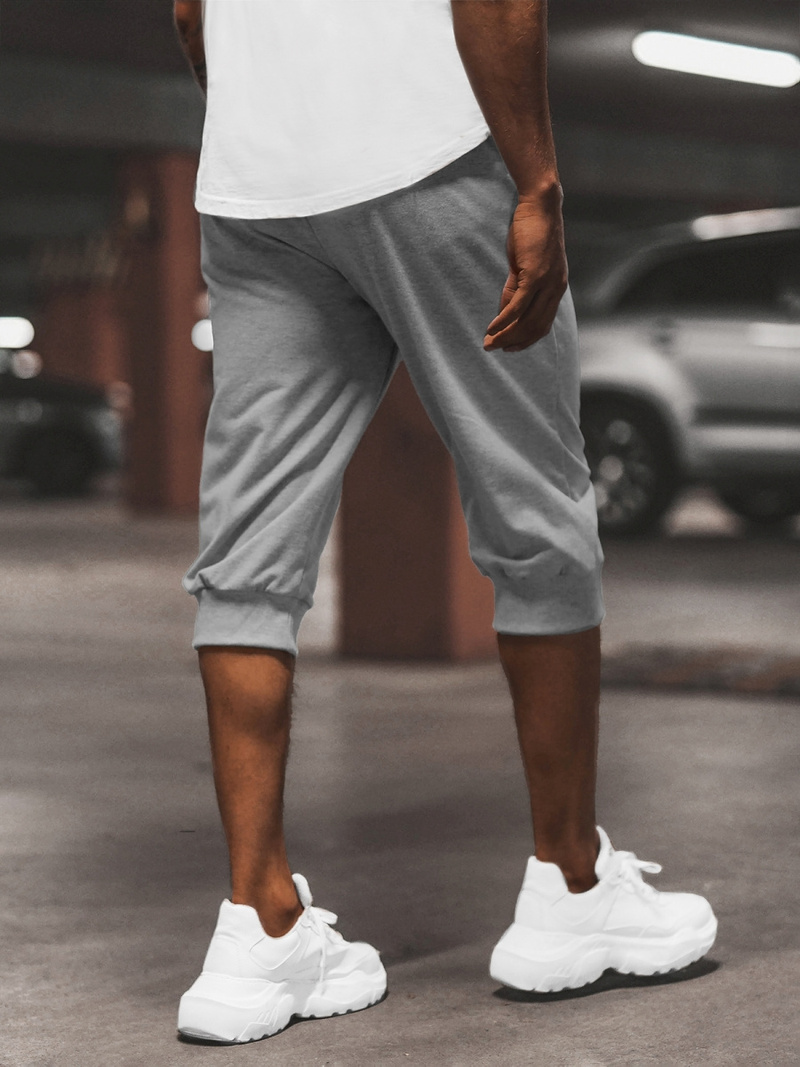 Vīriešu sporta šorti pelēki OZONEE JS/XW07/2Z