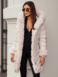 Sieviešu jaka ekru OZONEE JS/5M3156/254Z