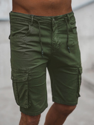 Vīriešu chino šorti zaļi OZONEE T/BB70011/3