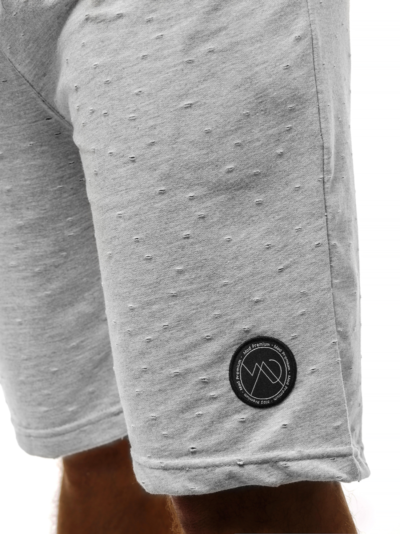 Vīriešu sporta šorti pelēki OZONEE MAD/2923