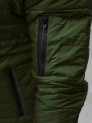 Vīriešu bomber virsjaka zaļa OZONEE JS/MY02Z