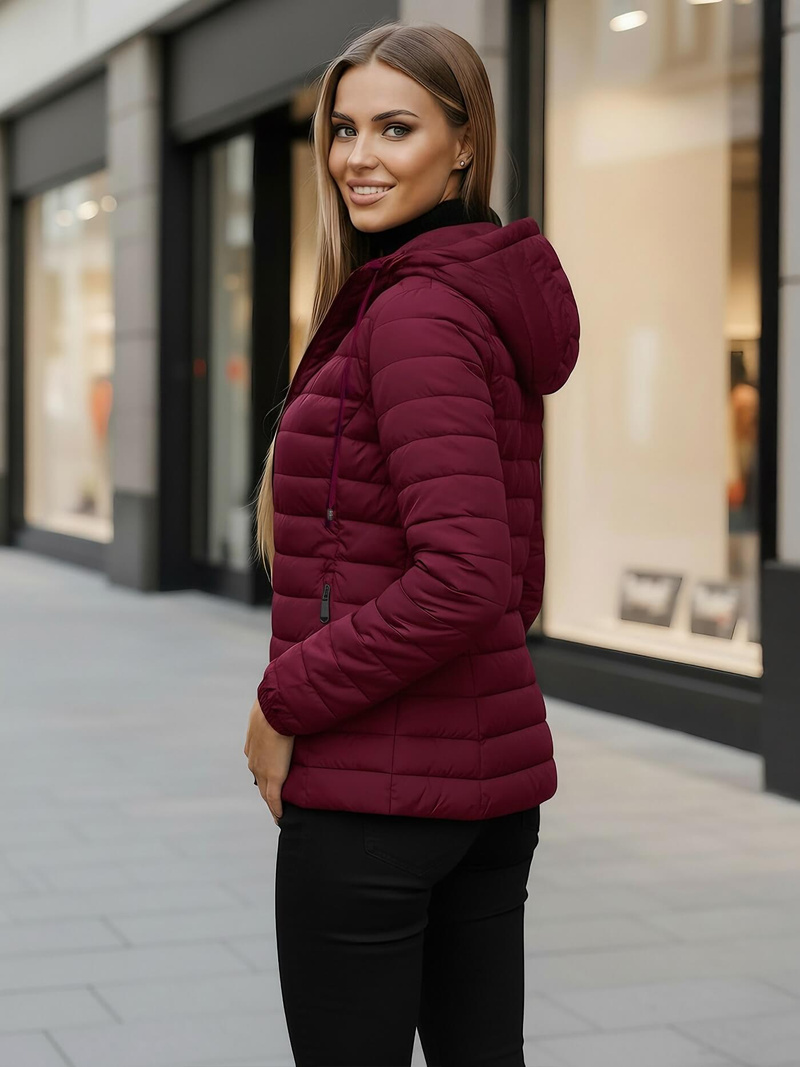 Sieviešu jaka bordosarkans OZONEE JS/16M9103/01Z