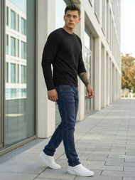 Vīriešu džinsi zili OZONEE DO/4048/2Z