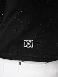 Vīriešu t-krekls melns OZONEE O/QQ1388