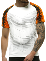 Vīriešu T-krekls balts OZONEE JS/KS2061