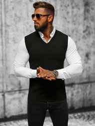 Vīriešu svīteris melns OZONEE NB/MM6005/4Z