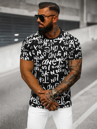 Vīriešu T-krekls Melns OZONEE O/T1268/3