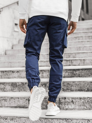 Vīriešu jogger bikses tumši zilas OZONEE A/705