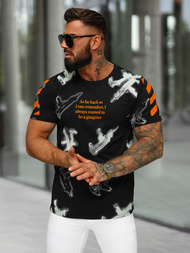 Vīriešu T-krekls Melns OZONEE O/MPO3471