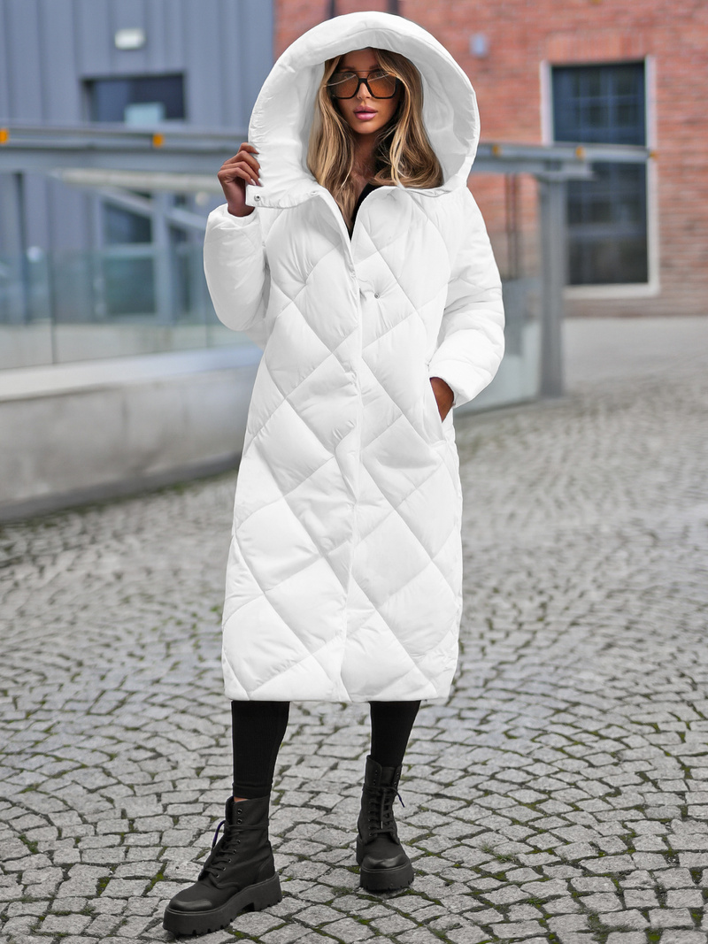 Sieviešu jaka balta OZONEE JS/5M3173/281Z