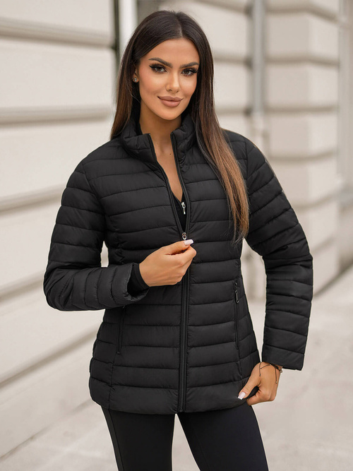 Sieviešu jaka melna OZONEE JS/16M9109/392Z