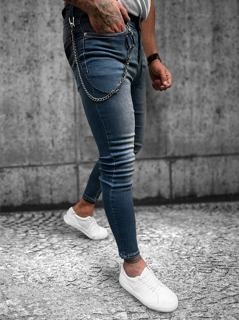 Vīriešu džinsi debesu zili OZONEE O/259SP