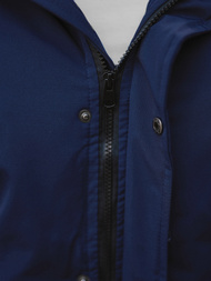 Vīriešu ziemas virsjaka tumši zila OZONEE JS/M2019/215