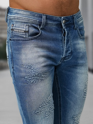 Vīriešu džinsi debesu zili OZONEE NB/MP0009BZ