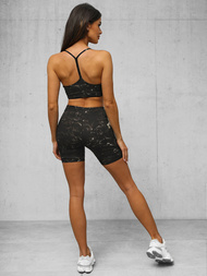 Sieviešu treniņtērps melns OZONEE O/XL015/1Z