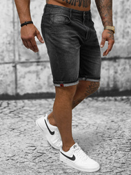 Vīriešu šorti melni OZONEE NB/MP0264N