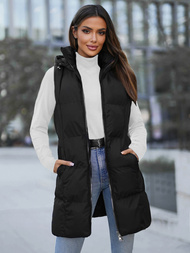 Sieviešu veste melna OZONEE JS/M721/392Z