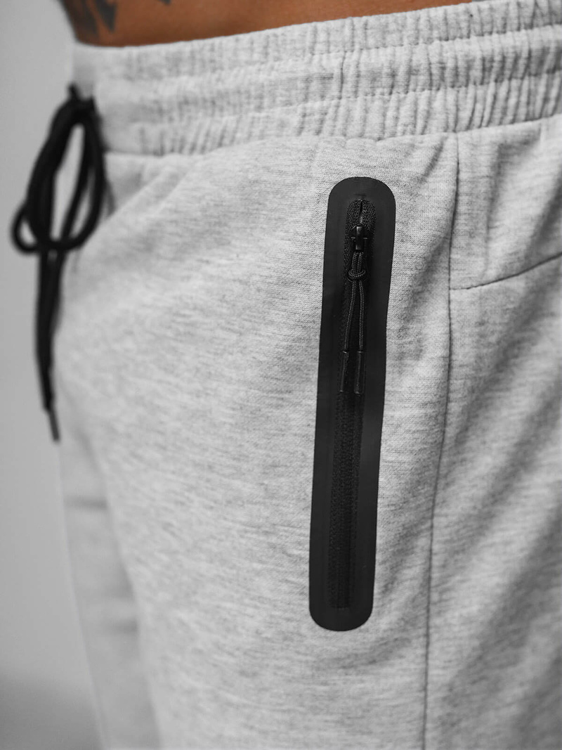 Vīriešu sporta šorti pelēkas OZONEE JS/17K533/2