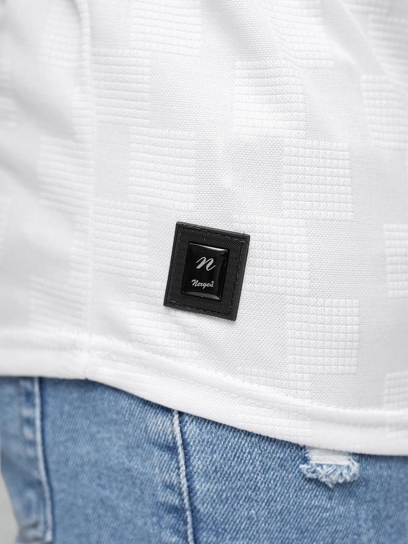 Vīriešu T-krekls Balts OZONEE O/QS11621