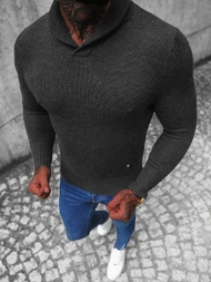 Vīriešu svīteris grafīta OZONEE NB/MM6018/3