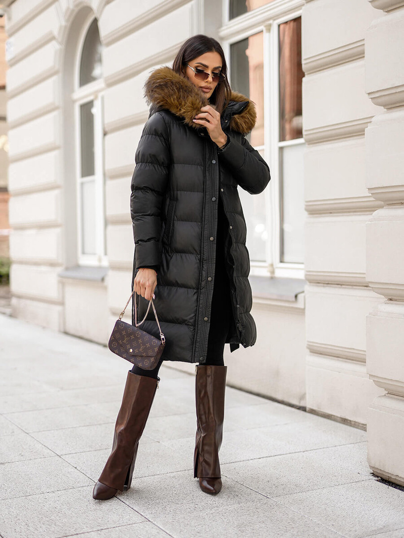 Sieviešu jaka melna OZONEE JS/5M3298/392