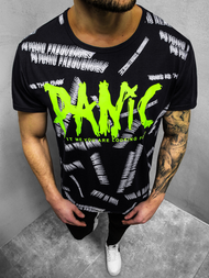 Vīriešu T-krekls melns OZONEE JS/KS1998Z