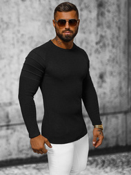 Vīriešu svīteris melni OZONEE L/2500