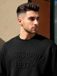 Vīriešu džemperis melns OZONEE JS/8B1953/3