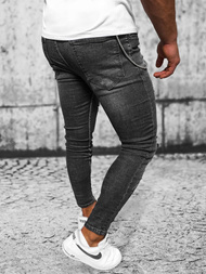 Vīriešu džinsi melni OZONEE O/MB463