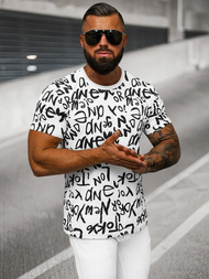 Vīriešu T-krekls balts OZONEE O/T1268/1