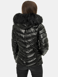 Sieviešu ziemas jaka melna OZONEE JS/M773/392A