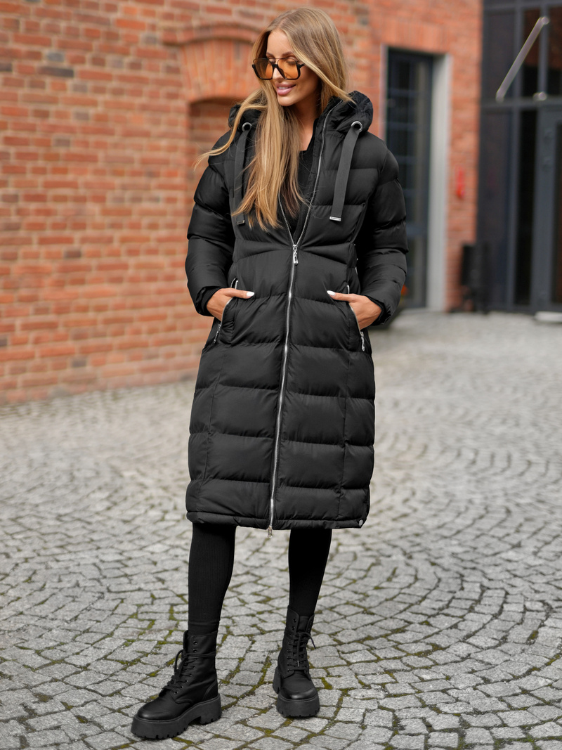 Sieviešu jaka melna OZONEE JS/M736/392Z