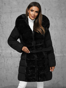 Sieviešu jaka melna OZONEE JS/5M3158/392