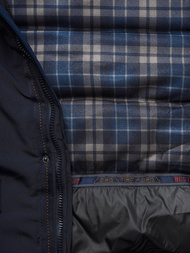 Vīriešu ziemas jaka tumši zila OZONEE JS/5M718/215