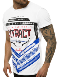 Vīriešu T-krekls balts OZONEE JS/SS10963