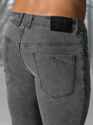 Vīriešu džinsi grafīta OZONEE NB/MP0192GSZ