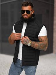Vīriešu veste melna OZONEE JS/31M5063/392