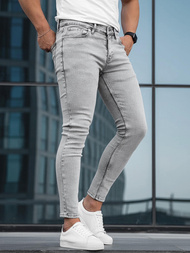 Vīriešu džinsi pelēks OZONEE DO/2822/3