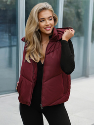 Sieviešu veste bordosarkans OZONEE JS/16M9291/06
