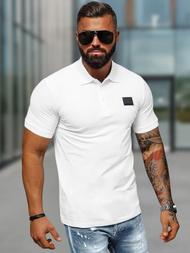 Vīriešu polo krekls balts OZONEE NB/MT3018Z